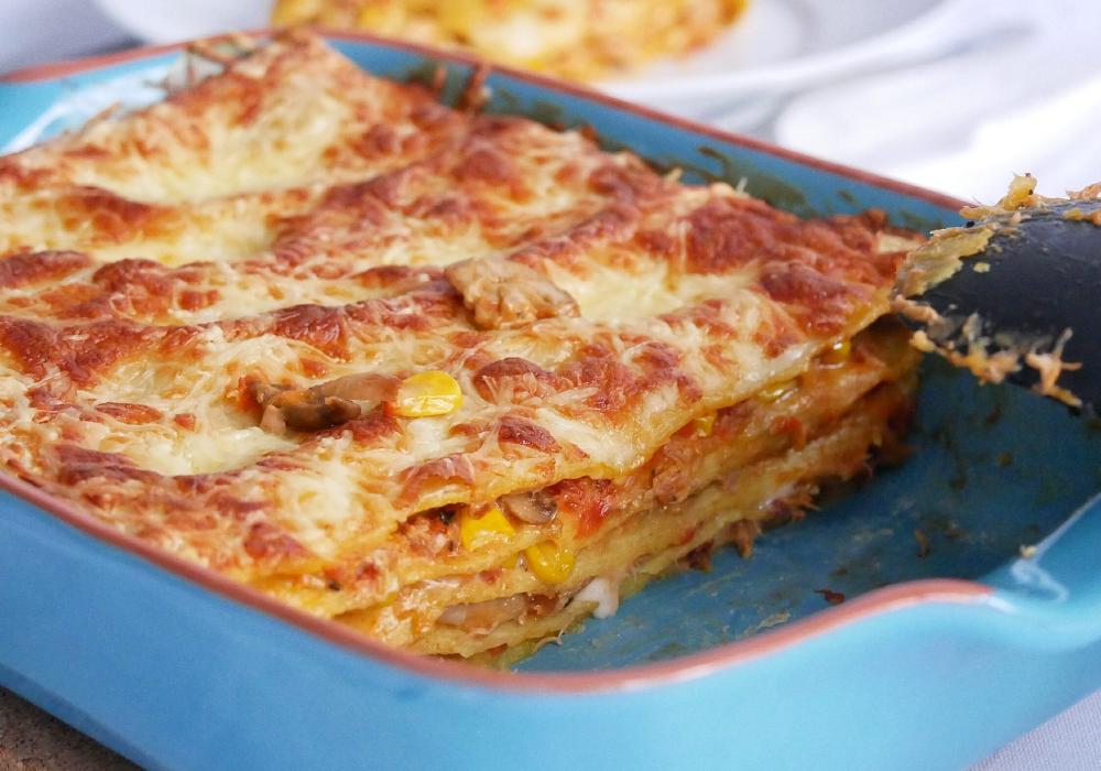 Lasanha de atum rápida