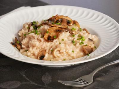Risotto de cogumelos